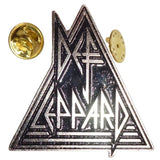 Def Leppard | Pin Badge Triangular Logo Black