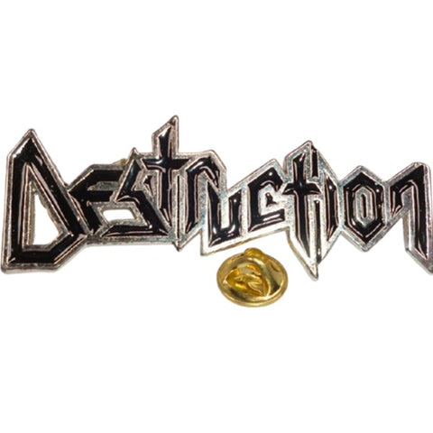 Destruction | Pin Badge Long Logo