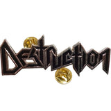 Destruction | Pin Badge Long Logo