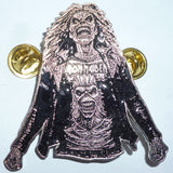 Iron Maiden | Pin Badge Eddie With Maiden Shirt
