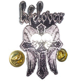 Lifelover | Pin Badge Cross Wings Skulls