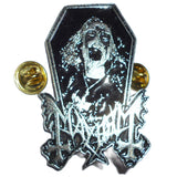 Mayhem | Pin Badge Dead Screaming Coffin
