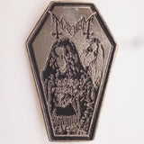 Mayhem | Pin Badge Euronymous & Dead Coffin Shape