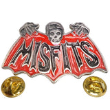 Misfits | Pin Badge Bat Skull Red