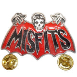 Misfits | Pin Badge Bat Skull Red