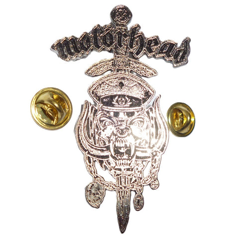 Motorhead | Pin Badge Sgt. Snaggletooth With Sword