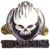 Offspring The | Pin Badge Flaming Skull