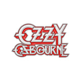 Ozzy Osbourne | Pin Badge Red White Logo