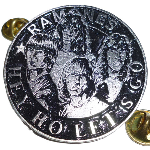 Ramones | Pin Badge Hey Ho Let's Go Members