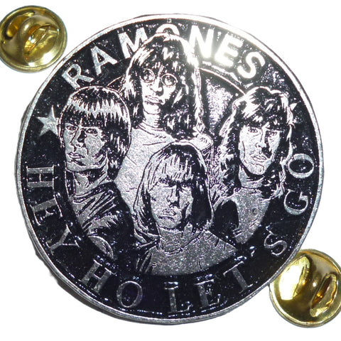 Ramones | Pin Badge Hey Ho Let's Go