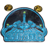Scorpions | Pin Badge Blue Scorpion Logo