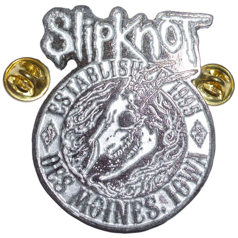 Slipknot | Pin Badge est.1995 Des Moines Color