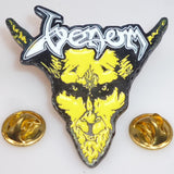 Venom | Pin Badge Black Metal Yellow