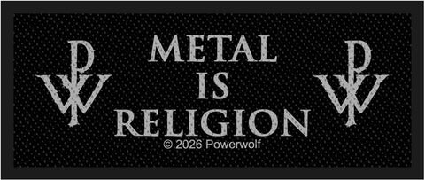 Powerwolf | Metal is Religion Woven Patch