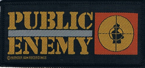 Public Enemy | Target Logo 1989 Woven Patch