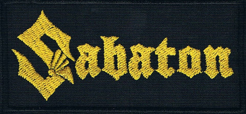 Sabaton | Stitched Gold Logo Patch