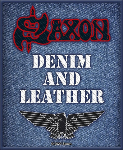 Saxon | Denim & Leather Woven Patch