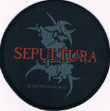 Sepultura | Logo Tribal Circular Woven Patch