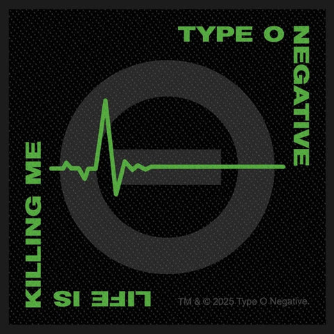 Type O Negative | Life is Killing Me Woven Patch