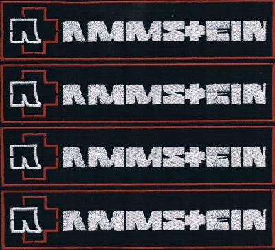 Rammstein | logo | stripe patch | Savage Looks metal shop