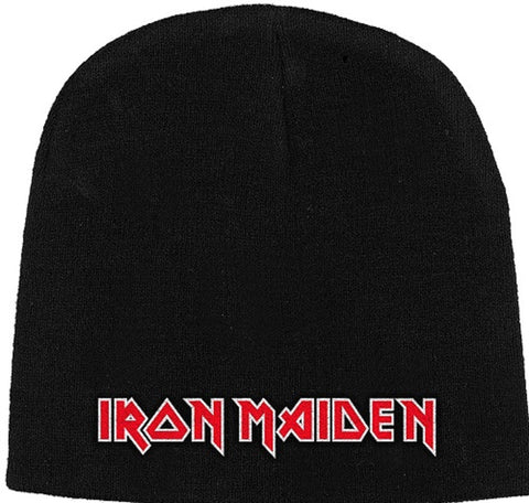 Iron Maiden | Beanie Stitched Red Logo