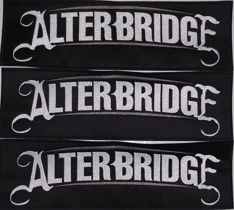Alter Bridge | Backstripe Stitched White Logo