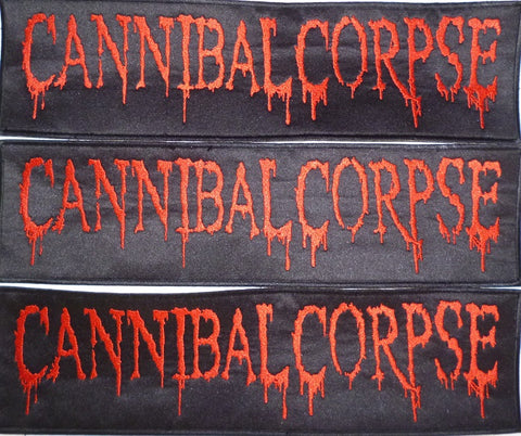 Cannibal Corpse | Backstripe Stitched Red Logo