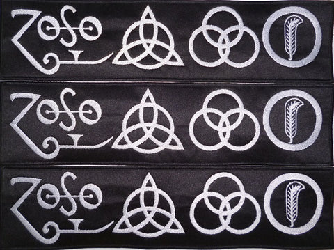 Led Zeppelin | Backstripe Stitched Symbols