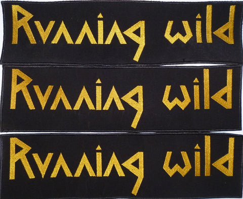 Running Wild | Backstripe Stitched Gold Logo