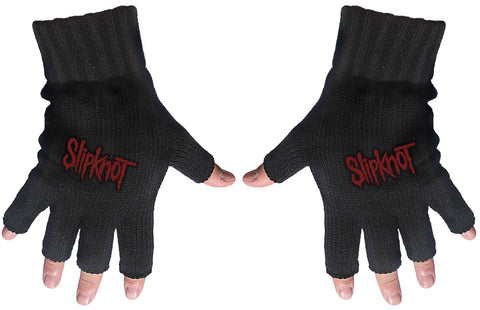 Slipknot | Fingerless Gloves Red Logo