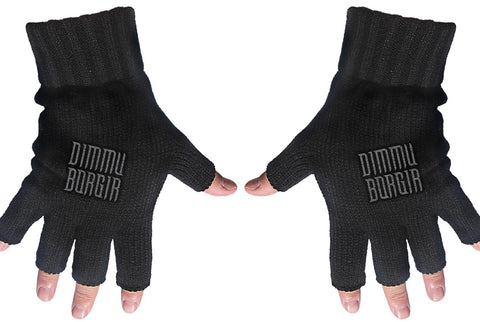 Dimmu Borgir | Fingerless Gloves Grey Logo