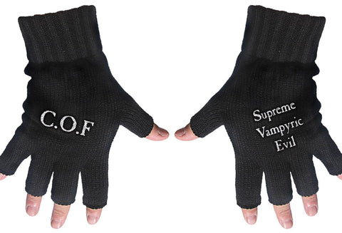 Cradle of Filth | Fingerless Gloves White Cof & Supreme
