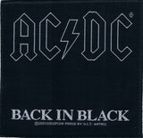 AC/DC | Back In Black Woven Patch
