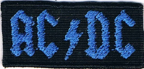 AC/DC | Stitched Blue Mini Logo