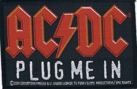 AC/DC | Plug Me In Woven Patch
