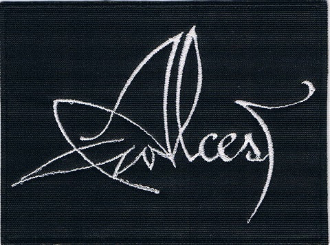 Alcest | Stitched White Logo