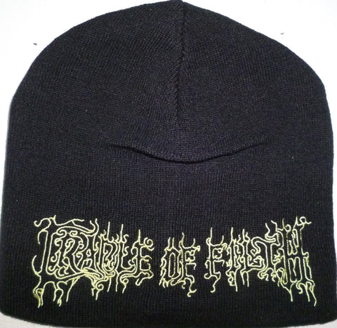 Cradle of Filth Beanie Stitched Gold Logo –
