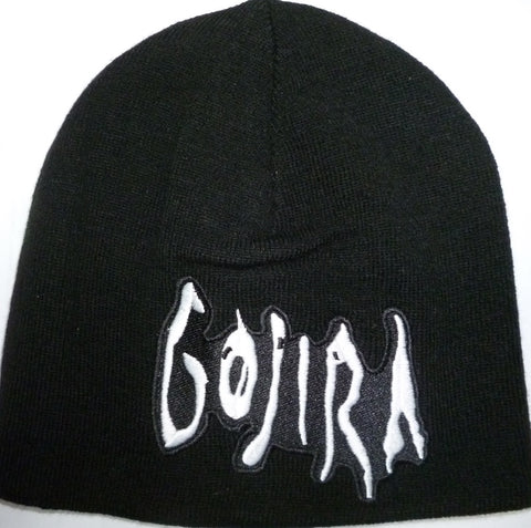 Gojira | Beanie Stitched White Logo