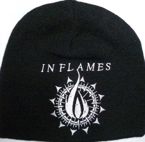 In Flames | Beanie Stitched Flame Logo
