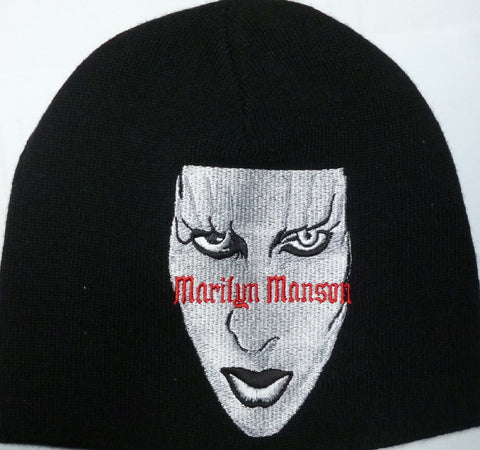 Marilyn Manson | Beanie Stitched Head Logo
