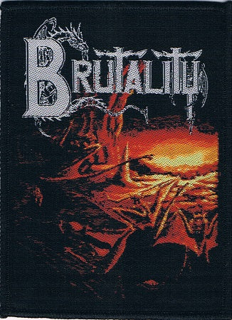 Brutality | When The Sky Turn Black Woven Patch