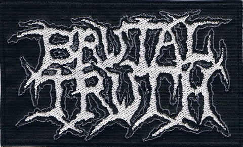 Brutal Truth | Stitched White Grey Logo