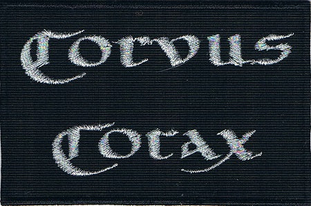 Corvus Corax | Stitched Silver Mini Logo