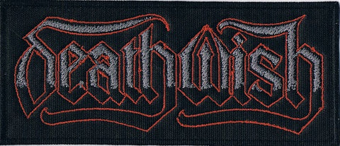 Deathwish | Stitched Red Grey Logo