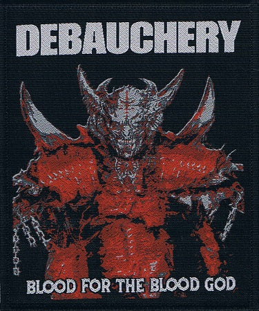 Debauchery | Blood For The Blood God Woven Patch