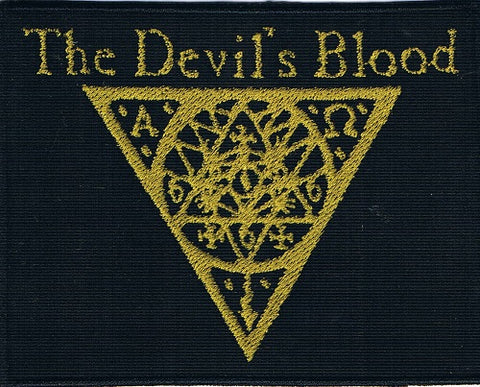 Devil's Blood The | Stitched Gold Triangle Logo