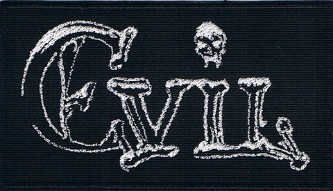 Evil | Stitched White Logo