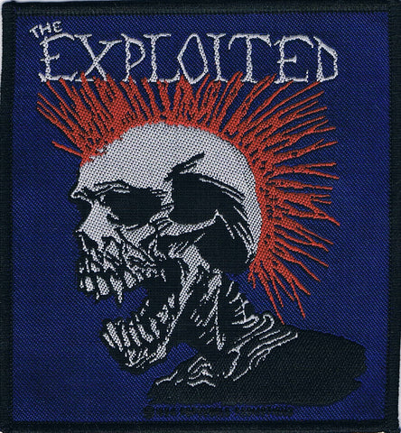 Exploited | Red Mohawk Woven Patch