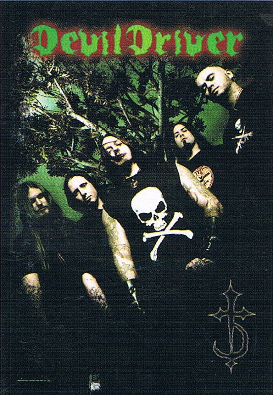 DevilDriver | Bandphoto Flag – Goddess.nl