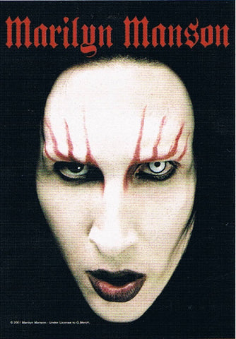 Marilyn Manson | Head Shot Flag